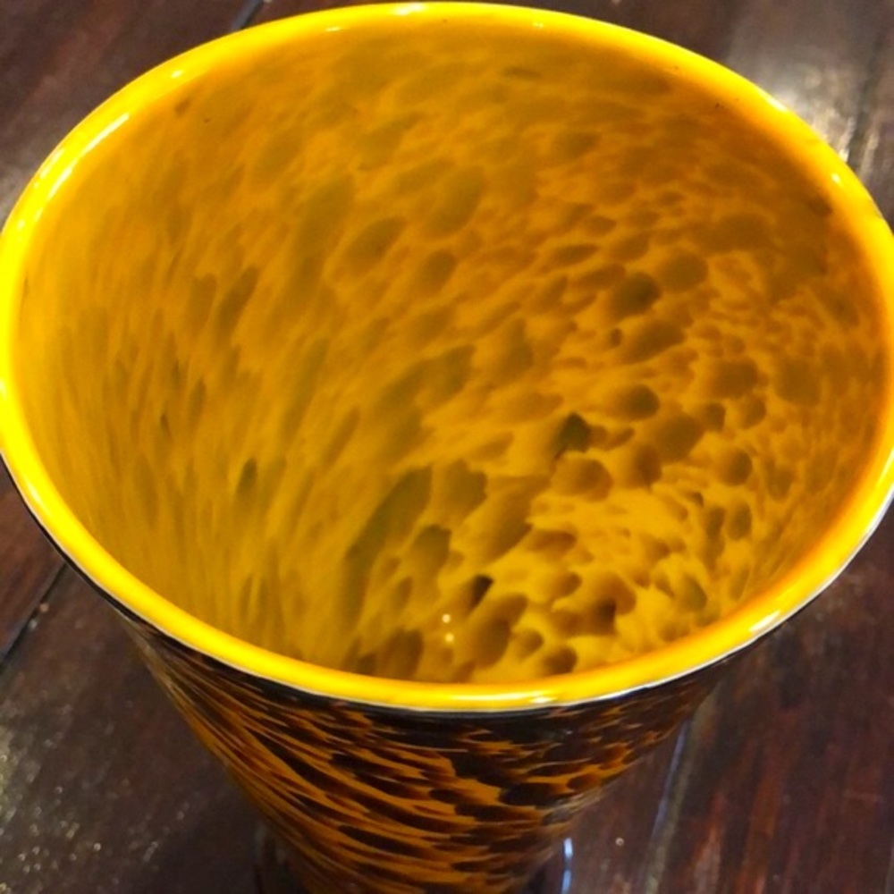 Animal Pattern Glass Vase - Picture 5 of 5